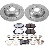 Power Stop 2013 Audi A3 Rear Z26 Street Warrior Brake Kit - My Store
