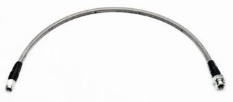 compare product Wilwood 17in OAL Flexline -3 Hose to M10 x 1.00 to -3Female Bubble Flare