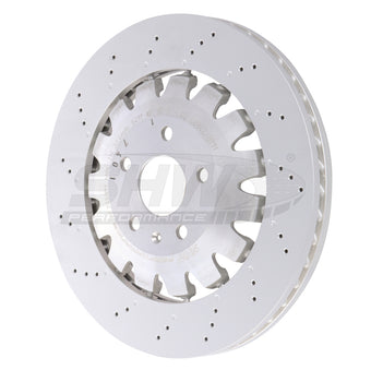 compare product SHW 18-21 Audi TT Quattro 2.0L Front Drilled-Dimpled Lightweight Brake Rotor (8S0615301L)