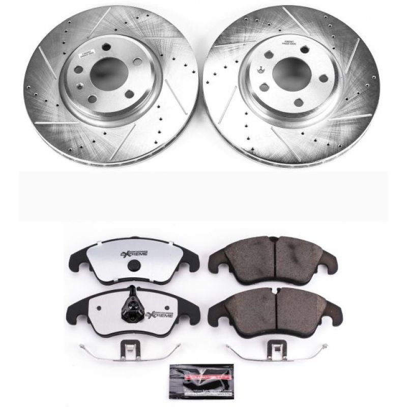 Power Stop 09 - 11 Audi A4 Front Z26 Street Warrior Brake Kit - My Store