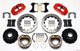 Wilwood Narrow Superlite 4R Rear P - Brk Kit 12.88in Drill Red Big Ford New Style - My Store