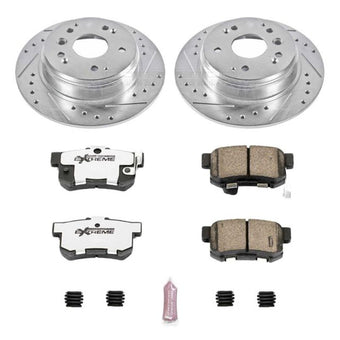 compare product Power Stop 04-08 Acura TL Rear Z26 Street Warrior Brake Kit