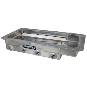 compare product Moroso Ford Coyote Drag Race Dry Sump Aluminum Oil Pan