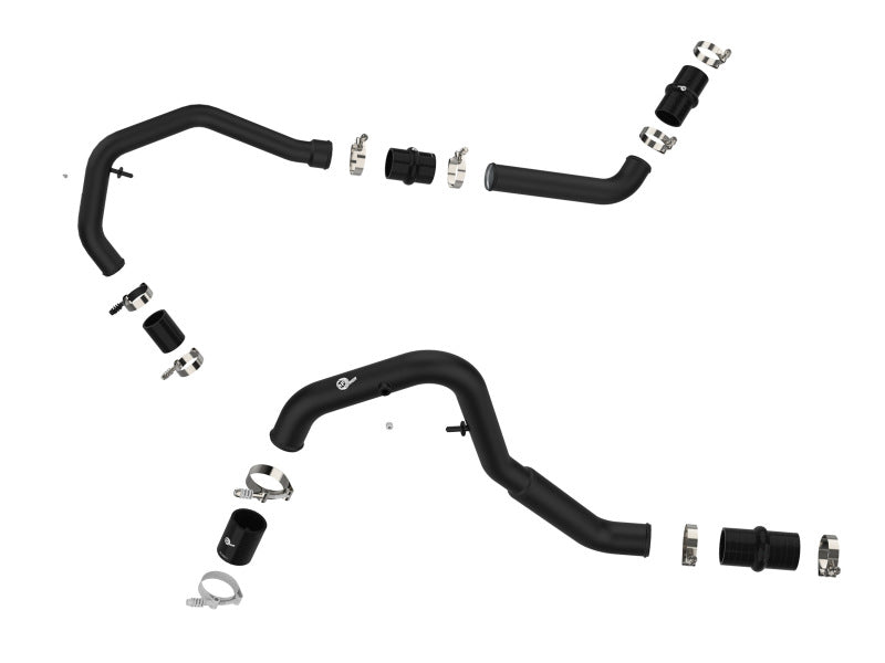 aFe Bladerunner Intercooler Hot Charge Pipe Black 2 - 2.5in 2021+ Ford F - 150 V6 - 2.7L (tt) - My Store