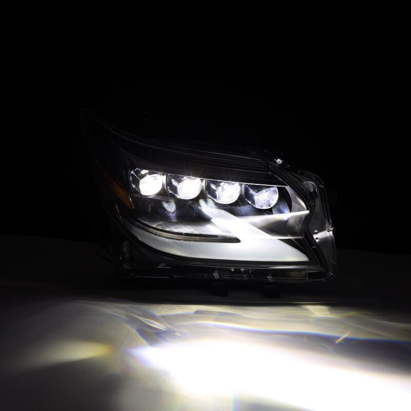AlphaRex 14 - 19 Lexus GX 460 NOVA LED Projector Headlights Plank Style Black w/Activ Light/Seq Signal - My Store