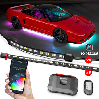 compare product XKGLOW 5th Gen LED Lighting Technology w/ Advanced Chasing Light Function w/ Key Fob
