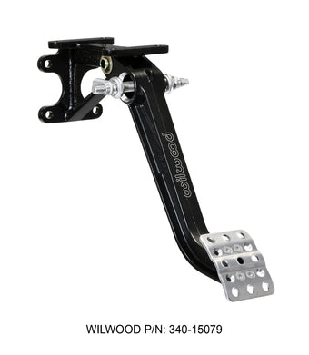 compare product Wilwood Adjustable-Trubar Brake Pedal - Dual MC - Swing Mount - 7:1