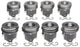 Mahle Rings 4.187in Bore Dia 3/16in EW CP20 Oil Ring High Tens. Chrome Ring Set (48 Qty Bulk) - My Store