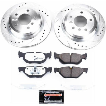 compare product Power Stop 2006 BMW 325xi Rear Z26 Street Warrior Brake Kit