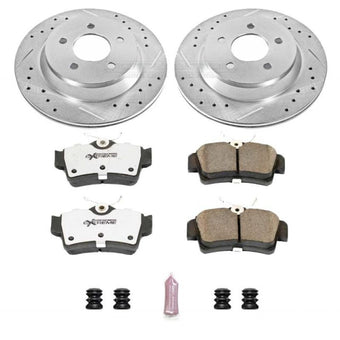 compare product Power Stop 94-99 Ford Mustang Rear Z26 Street Warrior Brake Kit