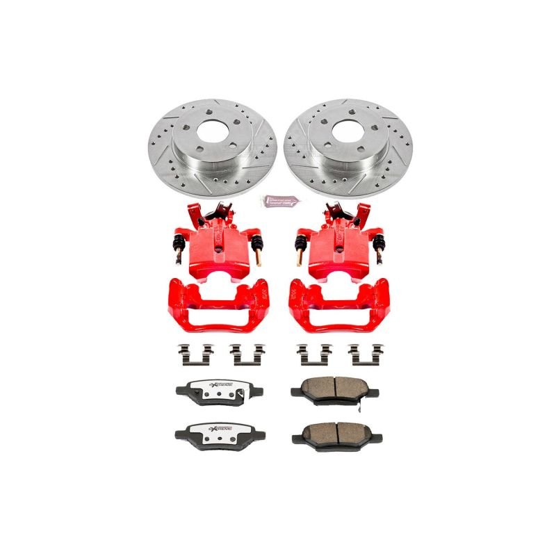 Power Stop 05 - 07 Chevrolet Cobalt Rear Z26 Street Warrior Brake Kit w/Calipers - My Store