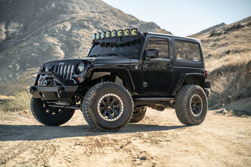 DV8 Offroad 07 - 18 Jeep Wrangler JK 2 Door Body/Pinch Weld Mounted Side Steps - My Store
