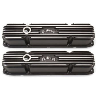 compare product Edelbrock Valve Cover Classic Series Chrysler 383/440 CI V8 Black