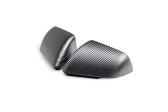 compare product Ford Racing 24-25 Mustang (w/Integrated Turn Signals) Carbon Fiber Mirror Skull Caps - Matte