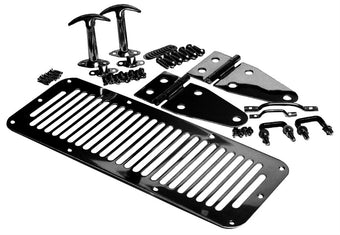 compare product Rampage 1987-1995 Jeep Wrangler(YJ) Hood Set - Black