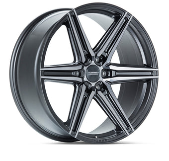 compare product Vossen HF6-2 24x10 / 6x135 / ET25 / Deep Face / 87.1 - Tinted Matte Gunmetal Wheel