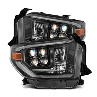 compare product AlphaRex 14-21 Toyota Tundra NOVA-Series LED Proj Headlights Alpha-Blk w/Actv Light & Seq. Sig + DRL