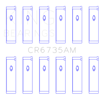 compare product King Engine Bearings Mitsubishi 6G74 3000GT/Dodge Stealth (Size 0.5) Performance Rod Bearing Set
