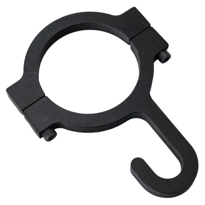 Moroso 1.750in Bar Diameter Billet Aluminum Black Anodized Helmet Hook - My Store