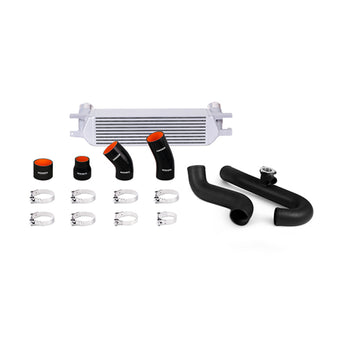 compare product Mishimoto 2015 Ford Mustang EcoBoost Performance Intercooler Kit - Silver Core Wrinkle Black Pipes