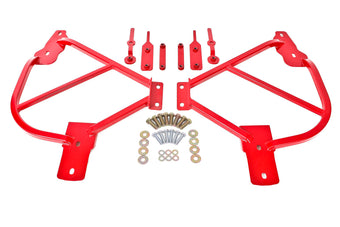 compare product BMR 10-15 5th Gen Camaro Bolt-On Subframe Connectors - Red