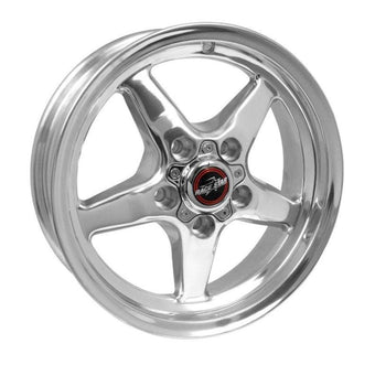 compare product Race Star 92 Drag Star 15x5.00 5x4.75bc 2.38bs Direct Drill Polished Wheel