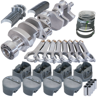 compare product Eagle Chevy 350 1Pc 3.750in Crank 5.700in H-Beam -5cc Flat Top 4.040in Pistons Balanced Assembly
