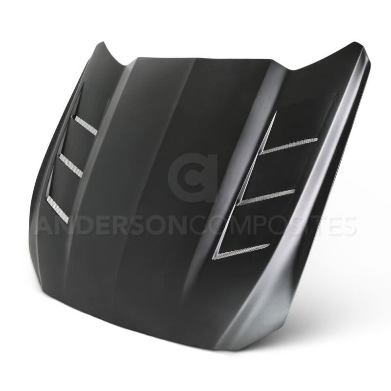 Anderson Composites 15 - 16 Ford Mustang (Excl. GT350/GT350R) Fiberglass Heat Extractor Hood - My Store