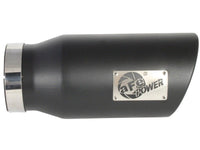aFe MACH Force - XP 409 SS Right Side Single Wall Exhaust Tip 5in Inlet x 7in Outlet x 15in L - My Store