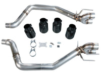 AWE Tuning 05 - 07 C6 Chevrolet Corvette 6.0L Track Edition Axle - Back Exhaust w/ Diamond Black Tips - My Store