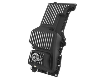 compare product aFe 20-25 GM Trucks L6 3.0L Engine Oil Pan - Black w/ Machined Fins