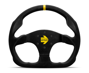 compare product Momo MOD30 Steering Wheel 320 mm -  Black Suede/Black Spokes/1 Stripe