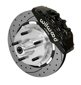 compare product Wilwood Forged Dynapro Big Brake Kit - 5x5 Hub/12.19in Drilled & Slotted Rotor/ Black Caliper- Front