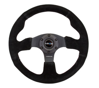 compare product NRG Reinforced Steering Wheel (320mm) Suede w/Black Stitch