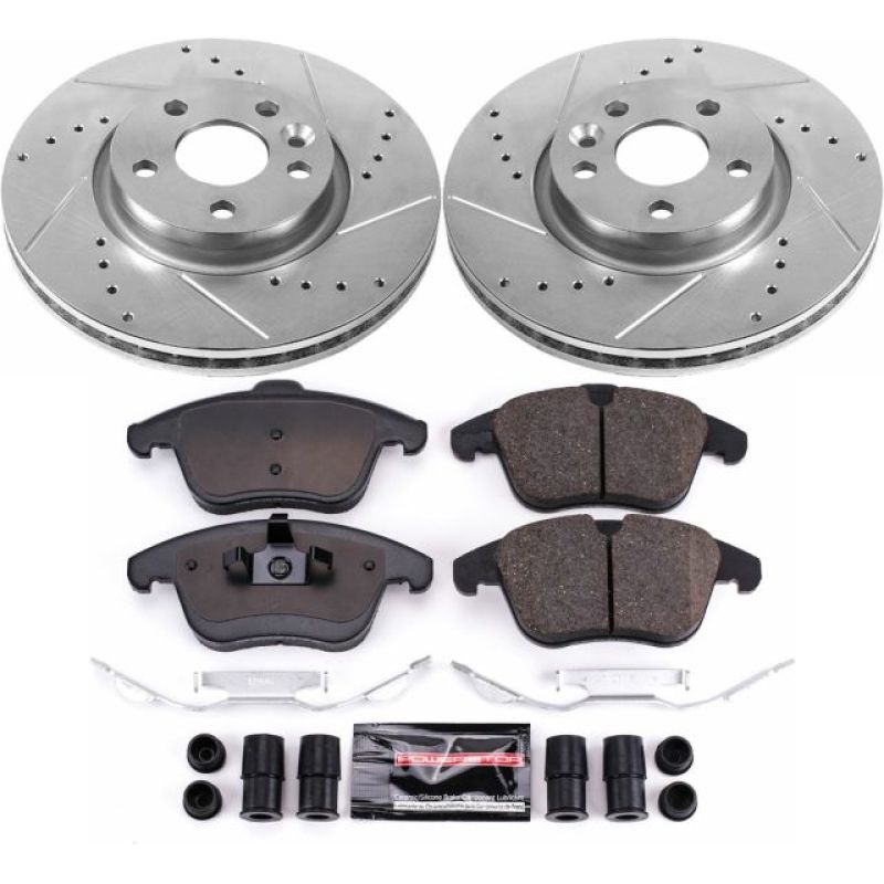 Power Stop 15 - 18 Volvo S60 Front Z23 Evolution Sport Brake Kit - My Store