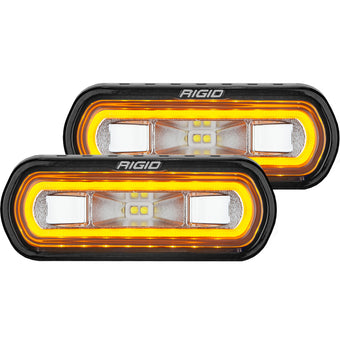 compare product Rigid Industries SR-L Series Surface Mount LED Spreader Pair w/ Amber Halo - Universal