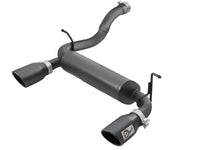 aFe Rebel Series 2.5in 409 SS Axle - Back Exhaust w/ Black Tips 2018+ Jeep Wrangler (JL) V6 3.6L - My Store