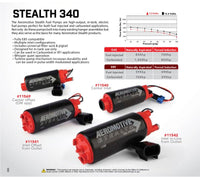 Aeromotive 340 Series Stealth In - Tank E85 Fuel Pump - Offset Inlet - Inlet Inline w/Outlet - My Store