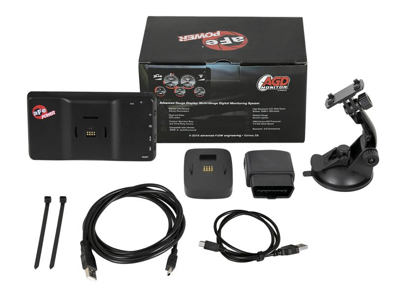 aFe AGD Advanced Gauge Display Digital 5.5in Monitor 08 - 18 Dodge/RAM/Ford/GM Diesel Trucks - My Store