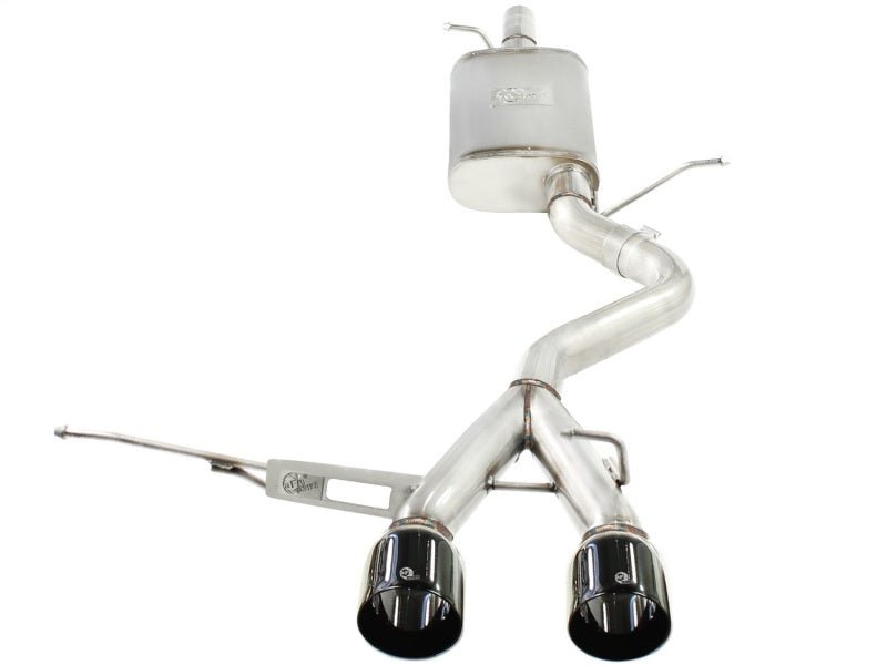 aFe MACHForce XP Exhaust 304SS Cat - Back w/ Black Tips 2008 VW Golf R32 V5 3.2L - My Store