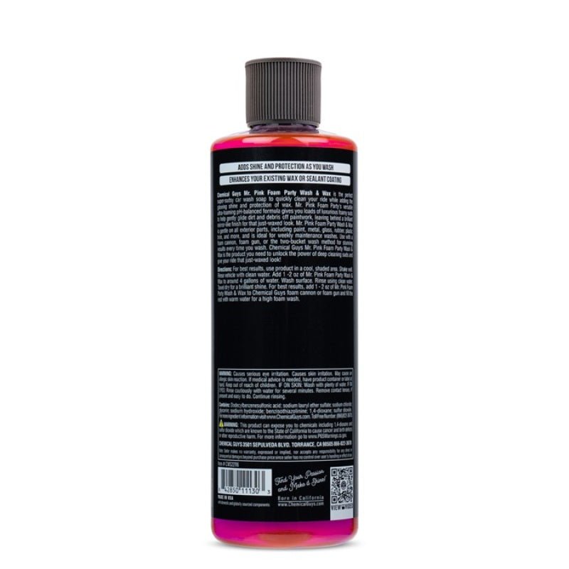 Chemical Guys Mr. Pink Foam Party Vehicle Wash Soap - 16oz - My Store