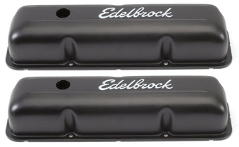 compare product Edelbrock Valve Cover Signature Series Ford 1958-1976 FE V8 Black