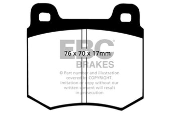 compare product EBC 2019+ Ram Trucks 1500 (DT) Ultimax Front Brake Pads