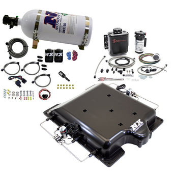 compare product Nitrous Express Dodge Hellcat Supercharger Lid Nitrous/Water Injection Kit (100-400HP) w/10lb Bottle