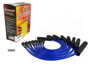 compare product Granatelli 10-14 Ford 6.2L Perf Wire Set w/Inserts/Blue Hi-Temp Jacket/Black Fire Sleeve