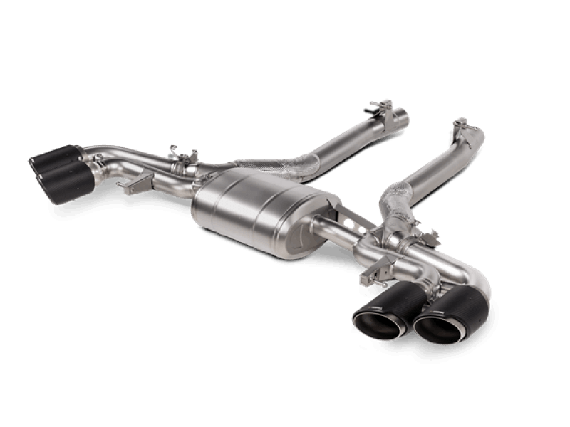 Akrapovic 2020 - 23 BMW X5M (F95)/X6M (F96) Slip - On Line (Titanium) w/Carbon Fiber Titanium Tips - My Store