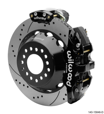 compare product Wilwood Narrow Superlite 4R Rear P-Brk Kit AERO4 14in Rotor Big Ford New Style 2.5in Off - SRP
