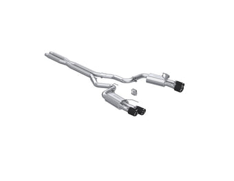 compare product MBRP 2024+ Ford Mustang GT Armor Pro 3in Steet Profile Catback Exhaust - Carbon Fiber Tips