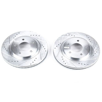 compare product Power Stop 95-96 Buick Regal Front Evolution Drilled & Slotted Rotors - Pair