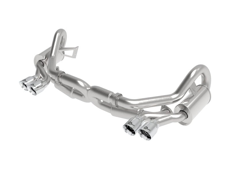 aFe MACHForce XP 12 - 16 Porsche 911 Carrera H6 - 3.8L SS - 304 Cat - Back Exhaust w/ Polished Quad Tips - My Store